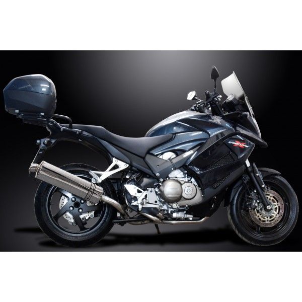 Delkevic volledig systeem Oval RVS 450mm - VFR800X CROSSRUNNER 2011-14