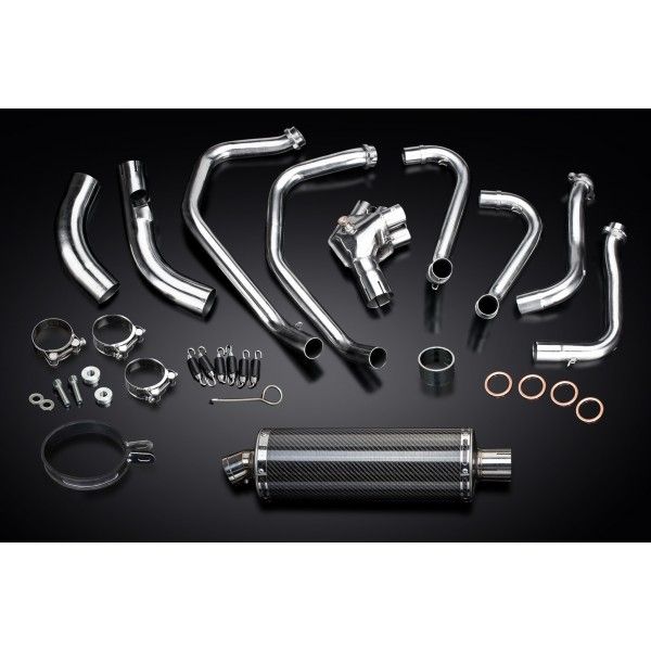 Delkevic volledig systeem Oval Carbon 350mm - VFR800X CROSSRUNNER 2011-14