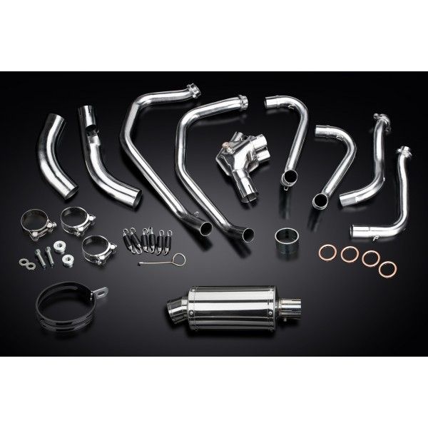 Delkevic volledig systeem Oval RVS 225mm - VFR800X CROSSRUNNER 2011-14