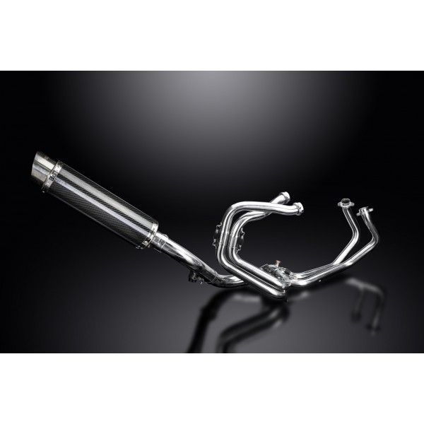 Delkevic volledig systeem Round Carbon 350mm - VFR800X CROSSRUNNER 2011-14