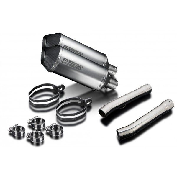 Delkevic slip-on kit X-Oval Titanium 260mm - CBR1100XX BLACKBIRD (1996-2009)