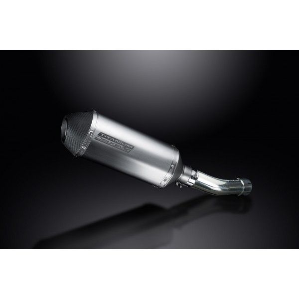 Delkevic slip-on kit X-Oval Titanium 260mm - GSX650F (2007-2016)