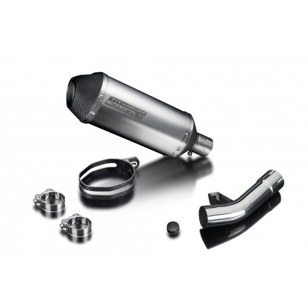 Delkevic slip-on kit X-Oval Titanium 260mm - GSX650F (2007-2016)