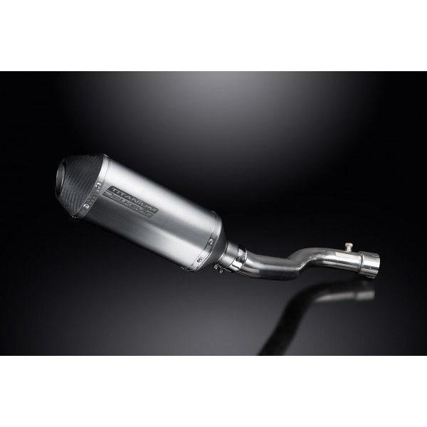 Delkevic slip-on kit X-Oval Titanium 260mm - GSX-R1000K7-K8 (2007-2008)