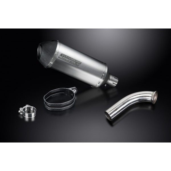 Delkevic slip-on kit X-Oval Titanium 260mm - F800 S/ST (2006-2014)