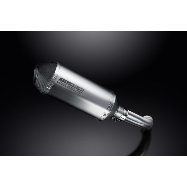 Delkevic slip-on kit X-Oval Titanium 260mm - F800 S/ST (2006-2014)