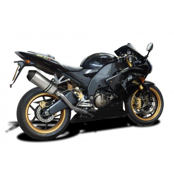 Delkevic slip-on kit X-Oval Titanium 260mm - ZX-10R NINJA (2004-2005)