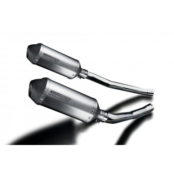 Delkevic slip-on kit X-Oval Titanium 260mm - ZZR1400/ZX14 (2006-2007)