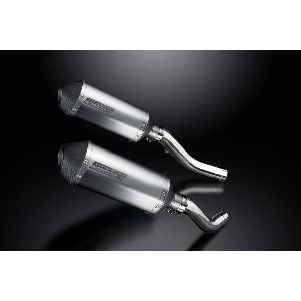 Delkevic slip-on kit X-Oval Titanium 260mm - Z1000 (2003-2006)