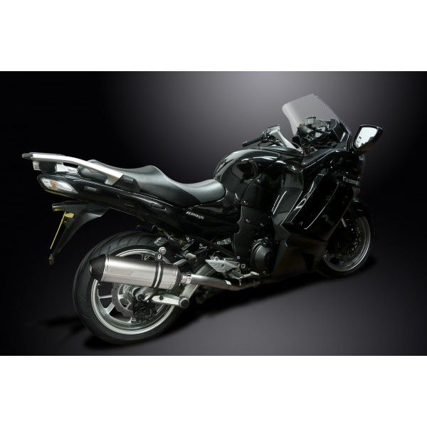 Delkevic slip-on kit X-Oval Titanium 343mm - GTR1400 (2007-2020)