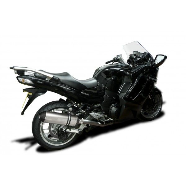 Delkevic slip-on kit X-Oval Titanium 343mm - GTR1400 (2007-2020)