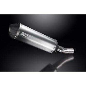 Delkevic slip-on kit X-Oval Titanium 343mm - Street Triple 675 (2013-2016)