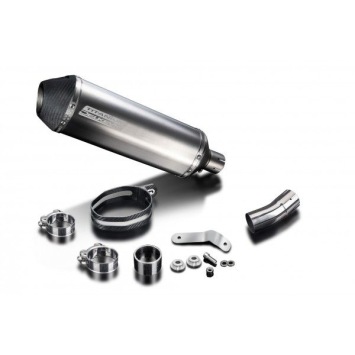 Delkevic slip-on kit X-Oval Titanium 343mm - Street Triple 675 (2013-2016)