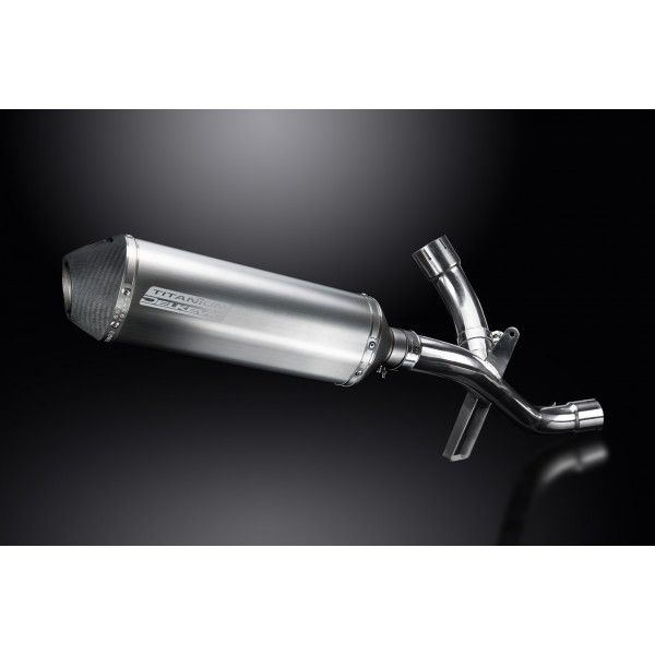 Delkevic slip-on kit X-Oval Titanium 343mm - MULTISTRADA 1200 ENDURO (2016-2018)