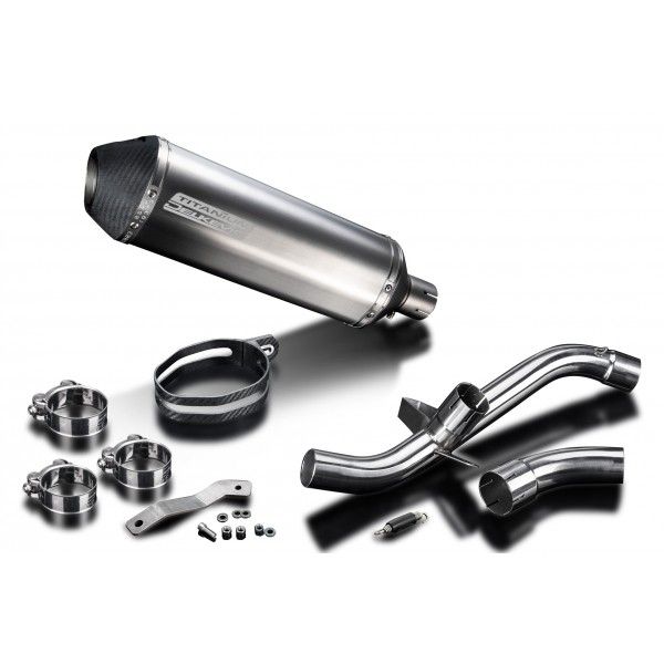Delkevic slip-on kit X-Oval Titanium 343mm - MULTISTRADA 1200 ENDURO (2016-2018)