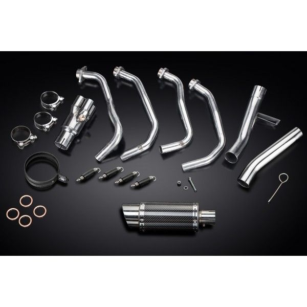 Delkevic volledig systeem Round Carbon 200mm - VERSYS 1000 10-14