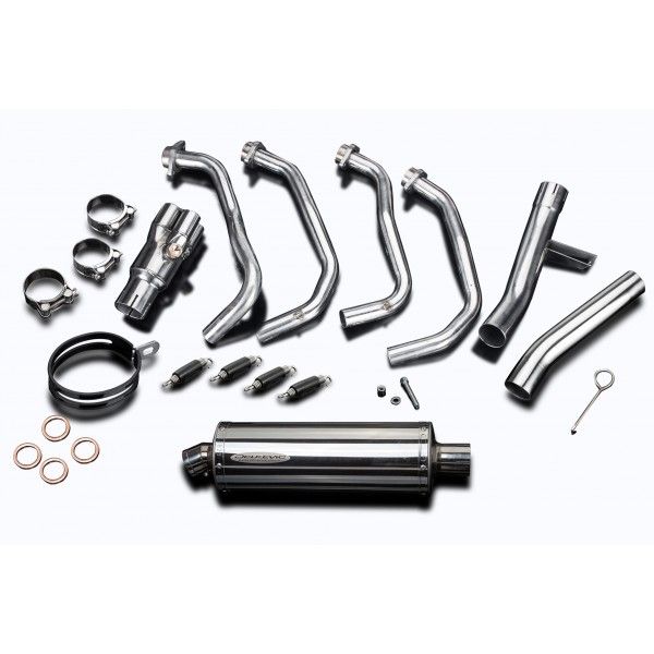 Delkevic volledig systeem Oval RVS 350mm - VERSYS 1000 10-14