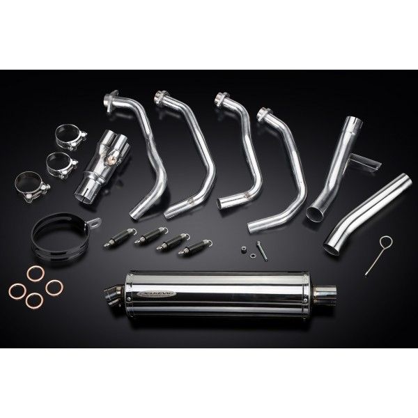 Delkevic volledig systeem Oval RVS 450mm - VERSYS 1000 10-14