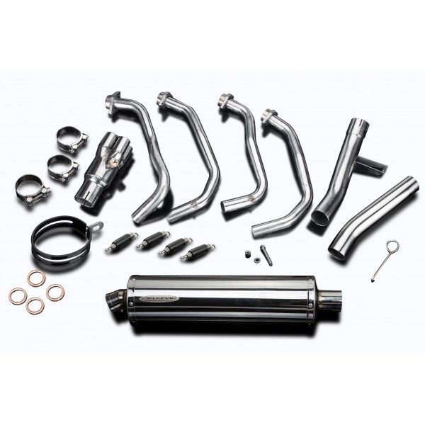 Delkevic volledig systeem Oval RVS 450mm - VERSYS 1000 10-14