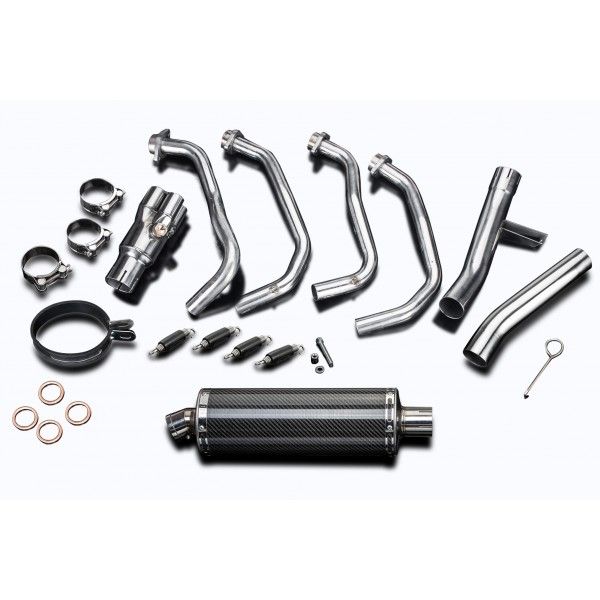 Delkevic volledig systeem Oval Carbon 350mm - VERSYS 1000 10-14