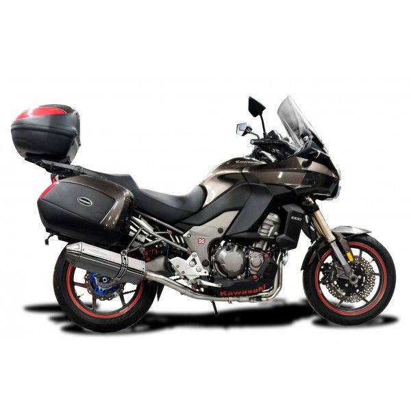 Delkevic volledig systeem Tri-Oval RVS 320mm - VERSYS 1000 10-14