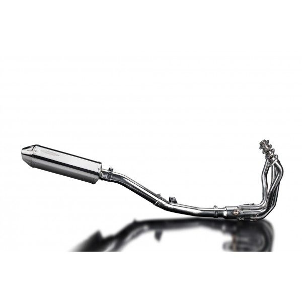 Delkevic volledig systeem Tri-Oval RVS 320mm - VERSYS 1000 10-14