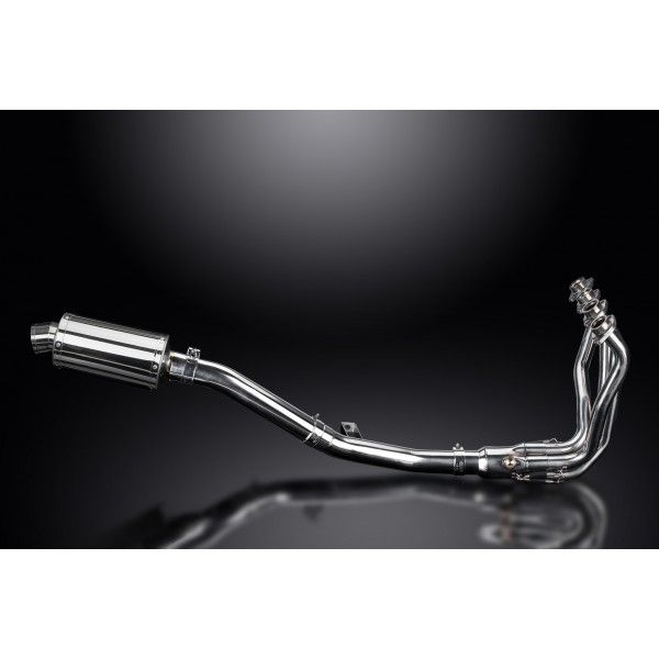 Delkevic volledig systeem Oval RVS 225mm - VERSYS 1000 10-14