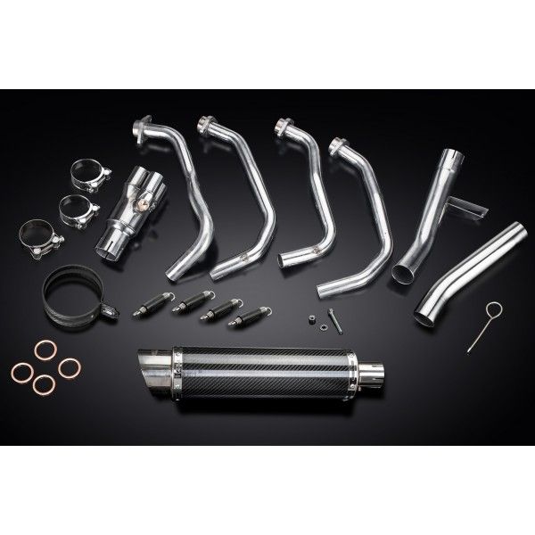 Delkevic volledig systeem Round Carbon 350mm - VERSYS 1000 10-14