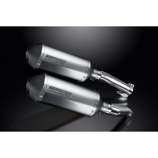 Delkevic slip-on kit X-Oval Titanium 260mm - Z1000 (2010-2020)