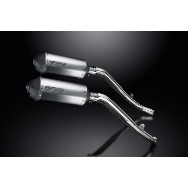 Delkevic slip-on kit X-Oval Titanium 260mm - XL1000V Varadero (1999-2014)