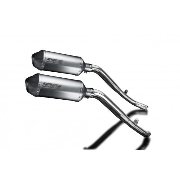 Delkevic slip-on kit X-Oval Titanium 260mm - XL1000V Varadero (1999-2014)