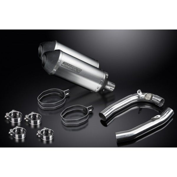 Delkevic slip-on kit X-Oval Titanium 260mm - VTR1000F Firestorm (1997-2003)