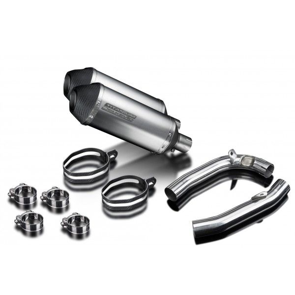 Delkevic slip-on kit X-Oval Titanium 260mm - VTR1000F Firestorm (1997-2003)