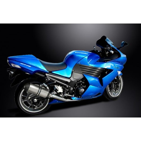 Delkevic slip-on kit X-Oval Titanium 260mm - ZZR1400/ZX14 (2008-2011)