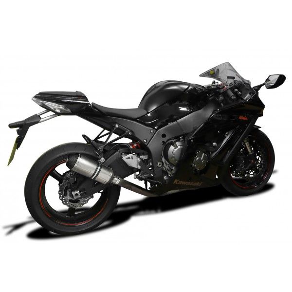 Delkevic slip-on kit X-Oval Titanium 260mm - ZX-10R NINJA (2011-2015)
