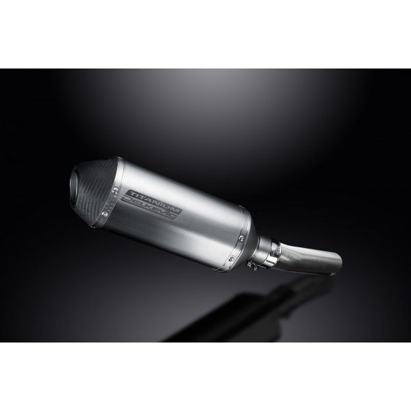 Delkevic slip-on kit X-Oval Titanium 260mm - KLZ1000 1000 VERSYS (2010-2014)