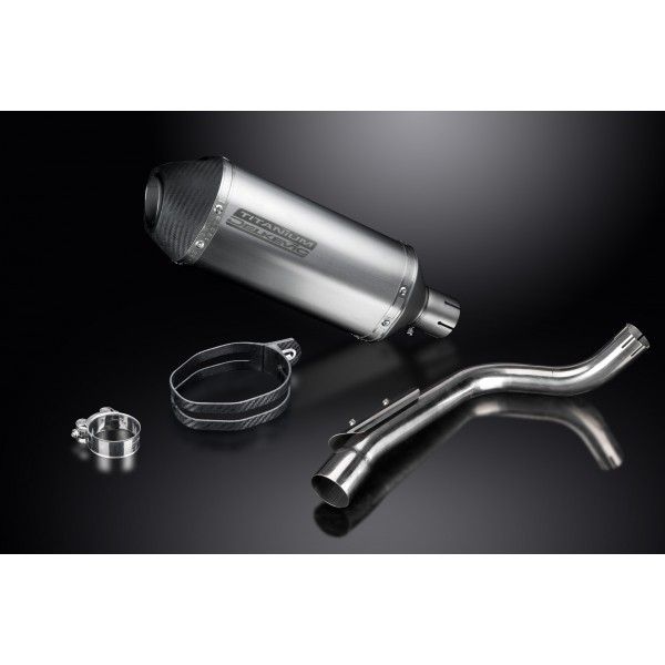 Delkevic slip-on kit X-Oval Titanium 260mm - CB600F HORNET (1998-2002)