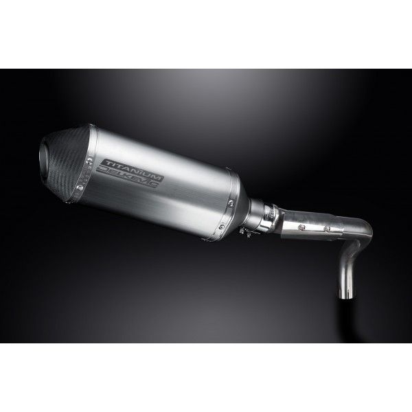 Delkevic slip-on kit X-Oval Titanium 260mm - CB600F HORNET (1998-2002)