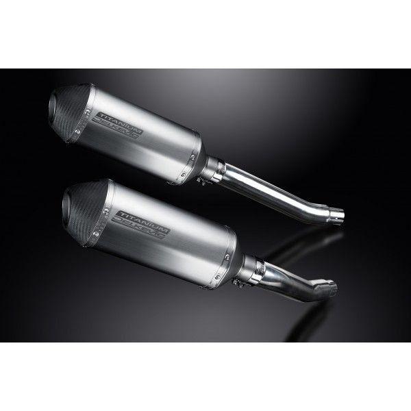 Delkevic slip-on kit X-Oval Titanium 260mm - TDM900 (2002-2013)
