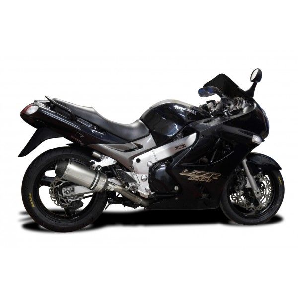 Delkevic slip-on kit X-Oval Titanium 260mm - ZZR1200 (2002-2005)