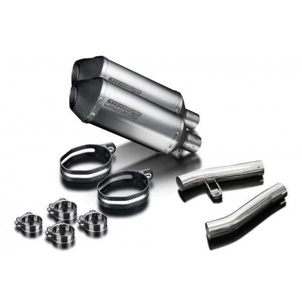 Delkevic slip-on kit X-Oval Titanium 260mm - ZZR1200 (2002-2005)