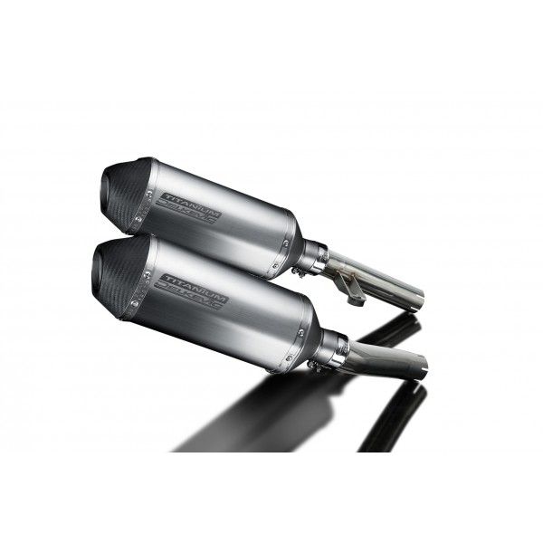 Delkevic slip-on kit X-Oval Titanium 260mm - ZZR1200 (2002-2005)