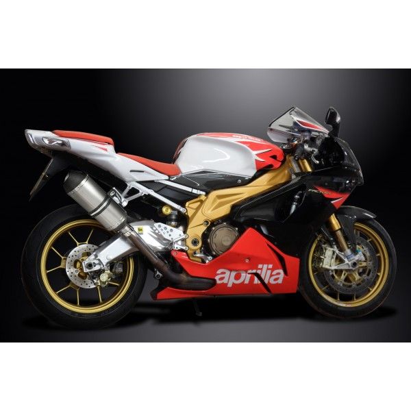 Delkevic slip-on kit X-Oval Titanium 260mm - TUONO1000R/ FACTORY (2006-2010)