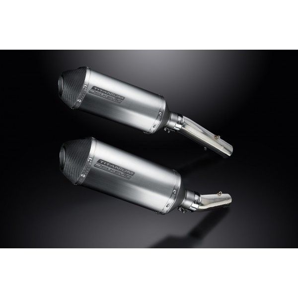 Delkevic slip-on kit X-Oval Titanium 260mm - TUONO1000R/ FACTORY (2006-2010)