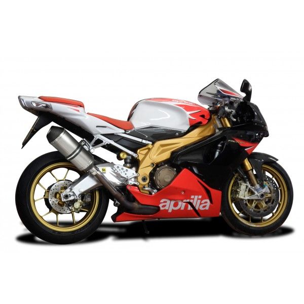 Delkevic slip-on kit X-Oval Titanium 260mm - TUONO1000R/ FACTORY (2006-2010)