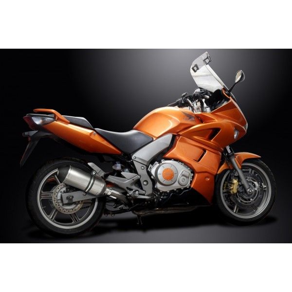 Delkevic slip-on kit X-Oval Titanium 260mm - CBF1000 (2006-2011)