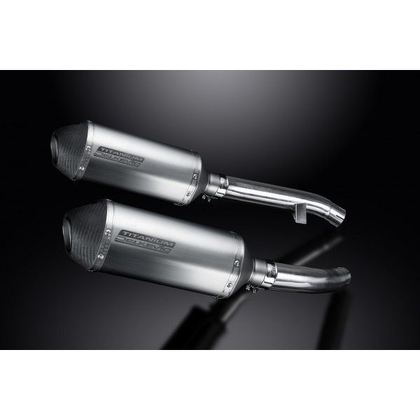 Delkevic slip-on kit X-Oval Titanium 260mm - FJR1300 (2000-2005)