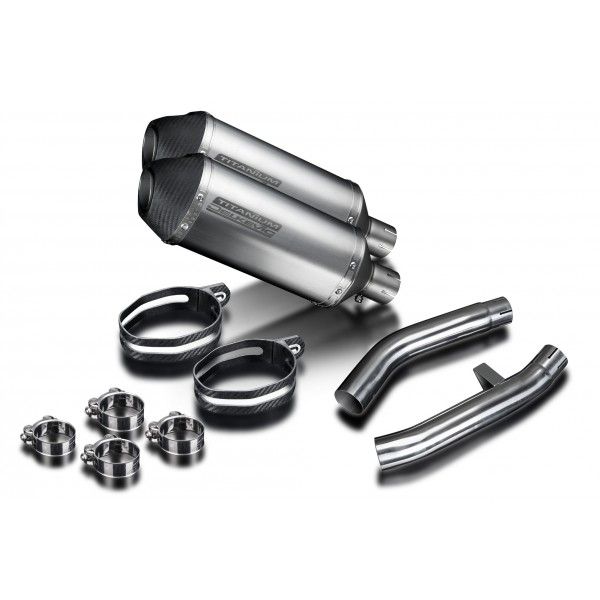 Delkevic slip-on kit X-Oval Titanium 260mm - FJR1300 (2000-2005)