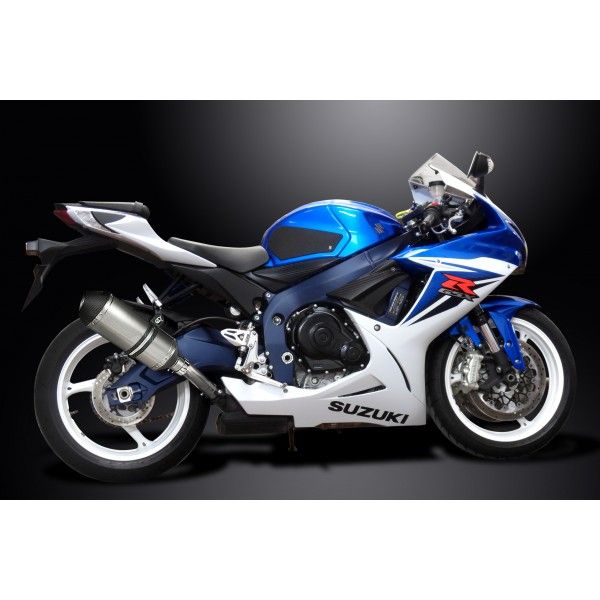 Delkevic slip-on kit X-Oval Titanium 260mm - GSX-R600 L1-L6 (2011-2016)