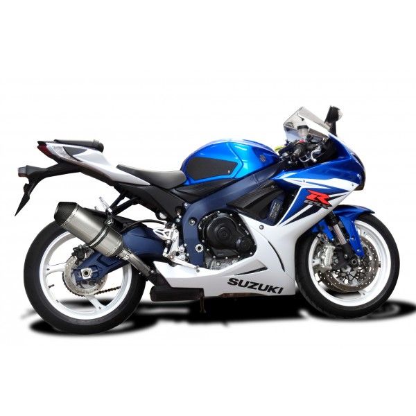 Delkevic slip-on kit X-Oval Titanium 260mm - GSX-R750 L1-L6 (2011-2016)